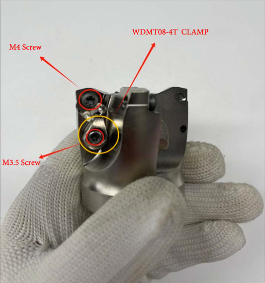 2” Diameter WDMT08-4T Face Mill