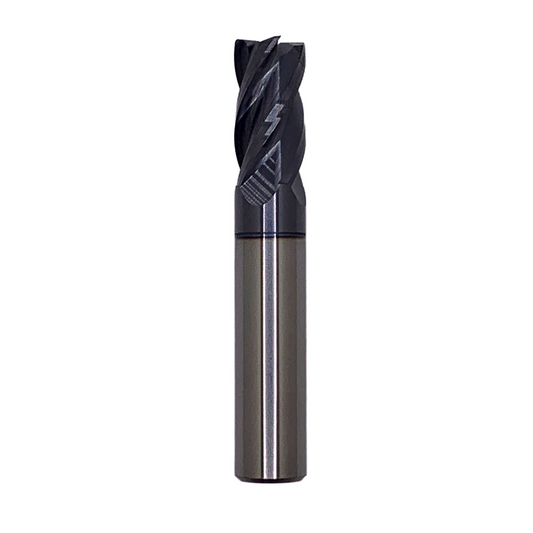 1/2” Diameter Corner Radius End Mill, 0.02” Standard Length