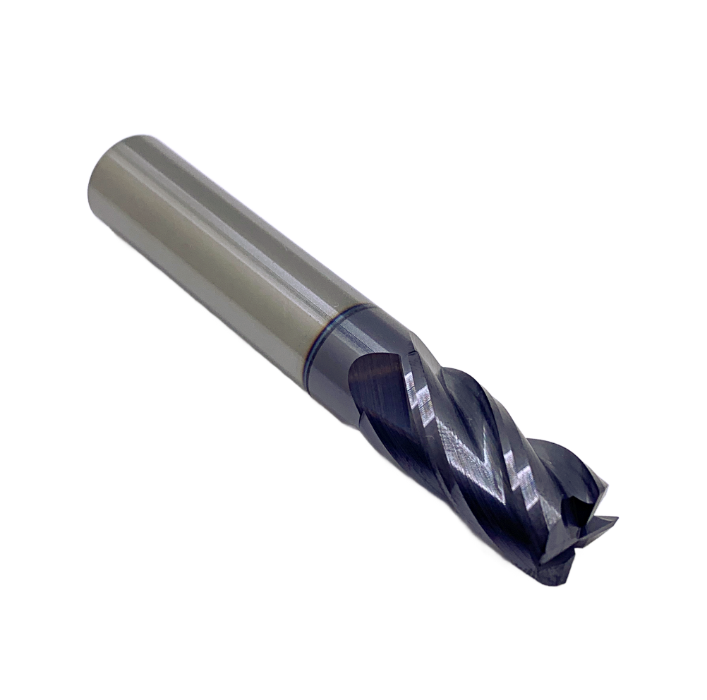 1/2” Diameter Corner Radius End Mill, 0.02” Standard Length