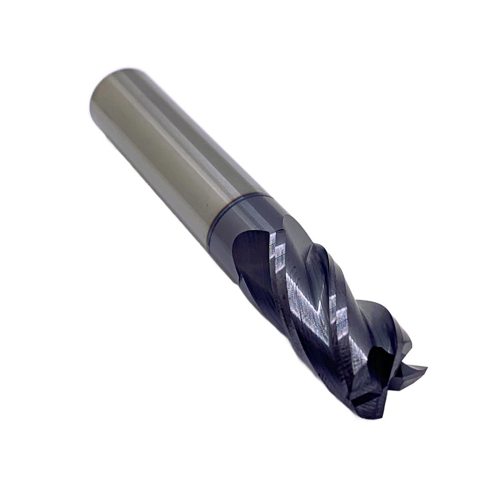 1/2” Diameter Corner Radius End Mill, 0.02” Standard Length